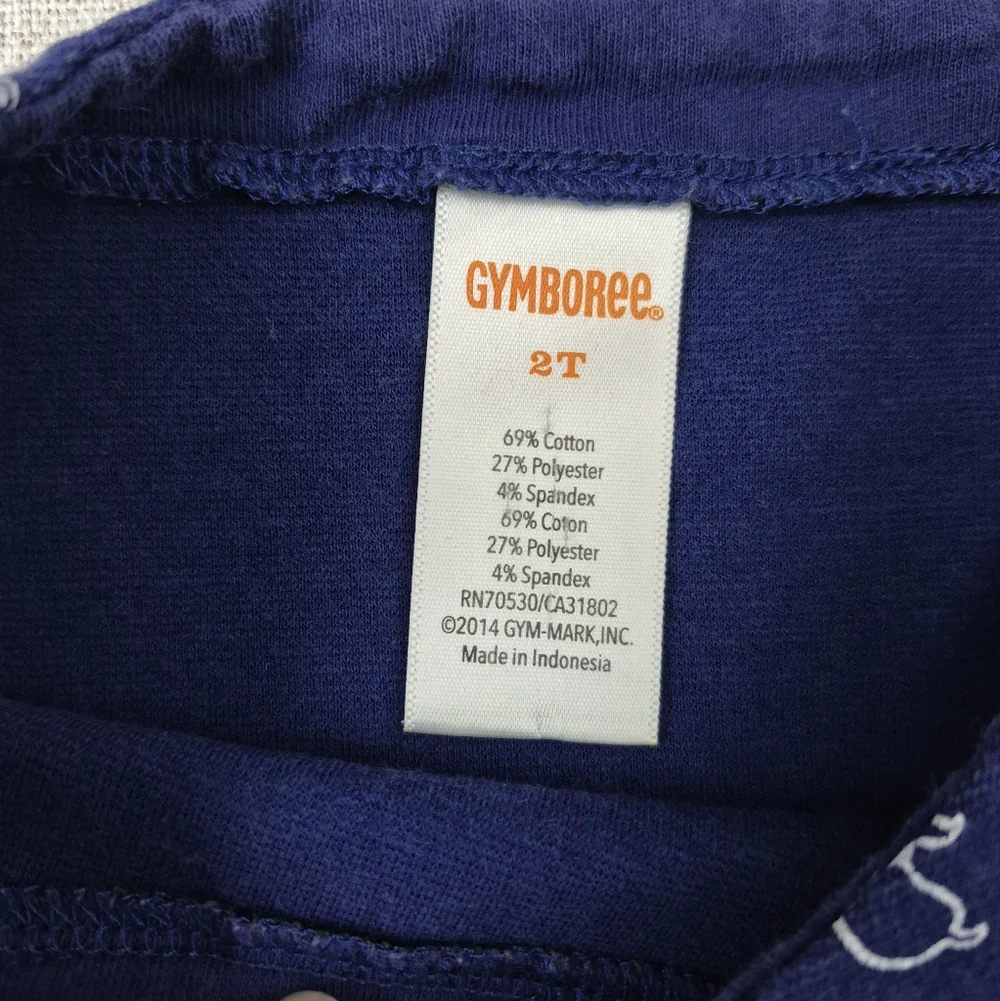 Gymboree 2T Preppy Puppy Navy Dachshund Doxie Dog Sweatshirt Dress